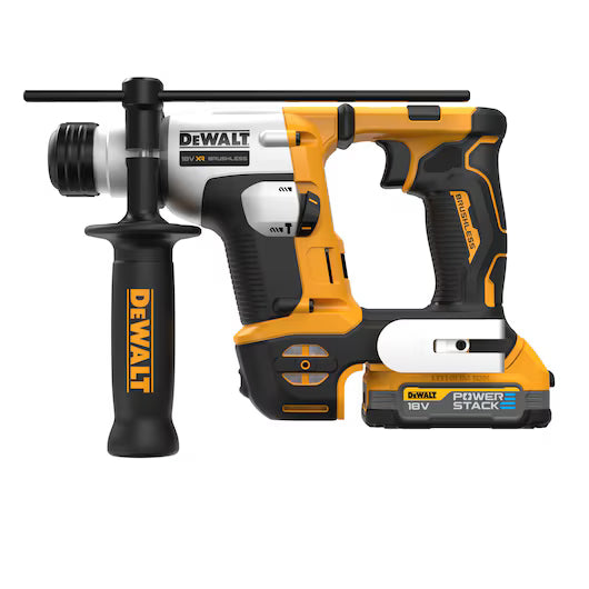 Martillo Electroneumático SDS Plus 1,4J XR 18V con 2 Baterías POWERSTACK y TSTAK Dewalt DCH172E2T