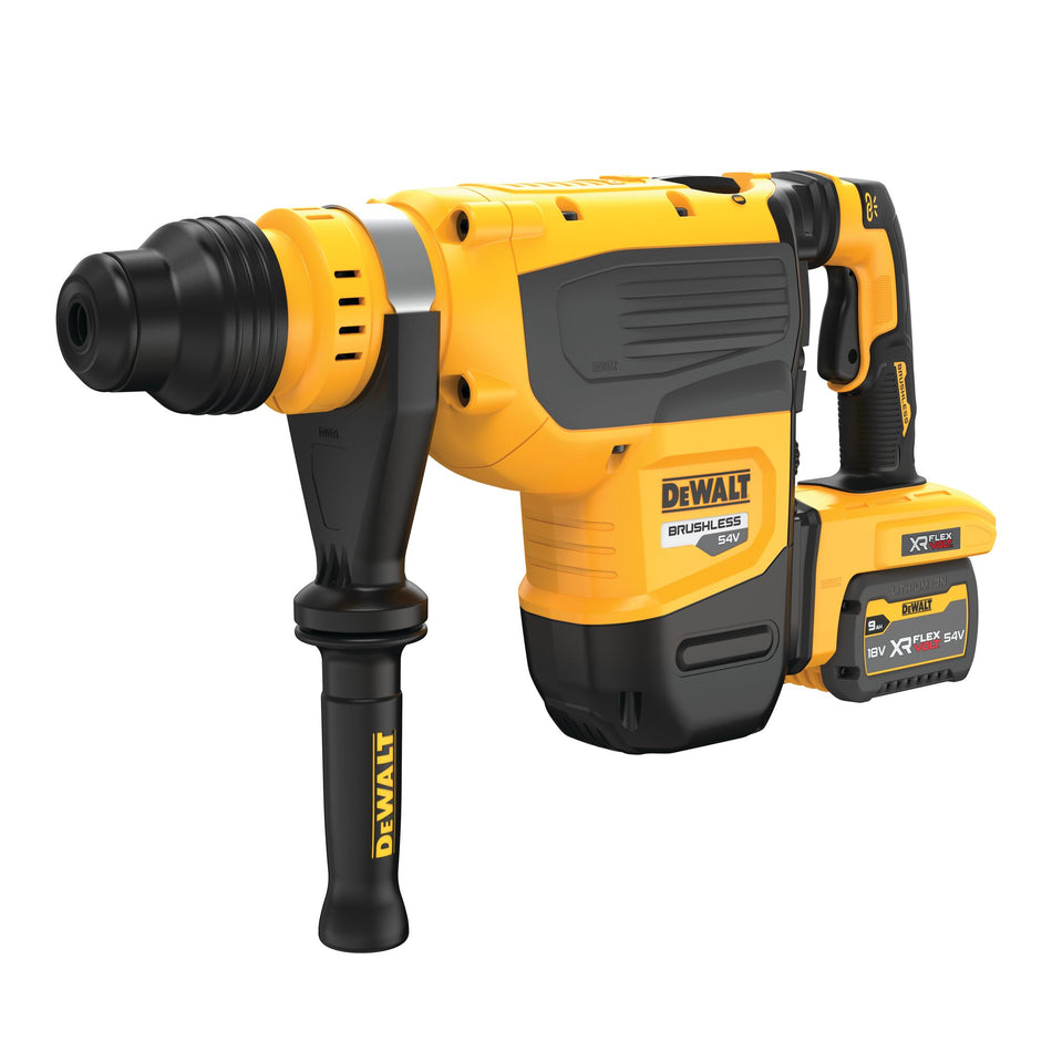 Martillo Electroneumático SDS Max 13,3J 2 Modos XR FLEXVOLT con 2 Baterías 9Ah y Maletín Dewalt DCH735X2