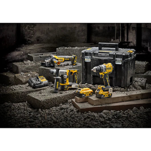 KIT XR 18V (DCD800 + DCG405 + DCH172) 2x 5Ah Baterías + TSTAK VI Dewalt DCK355P2T-QW