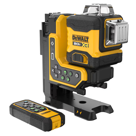 Nivel Láser 3x360° Verde Control Remoto 18V Sin Batería Dewalt DCLE34035B