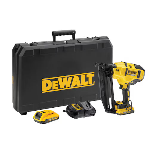 Clavadora de Acabado 16Ga XR 18V con 2 Baterías 2Ah Dewalt DCN660D2