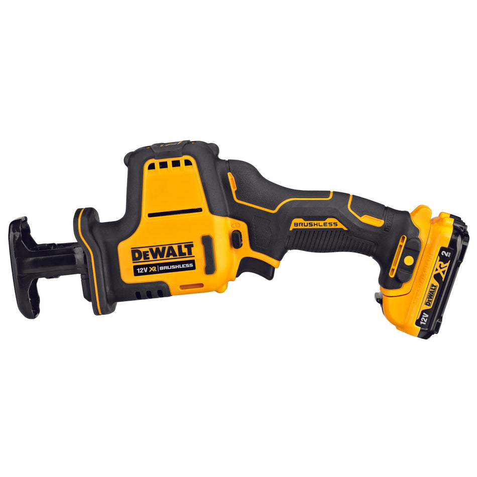 Sierra Sable XR 12V con 2 Baterías 2Ah y TSTAK Dewalt DCS312D2