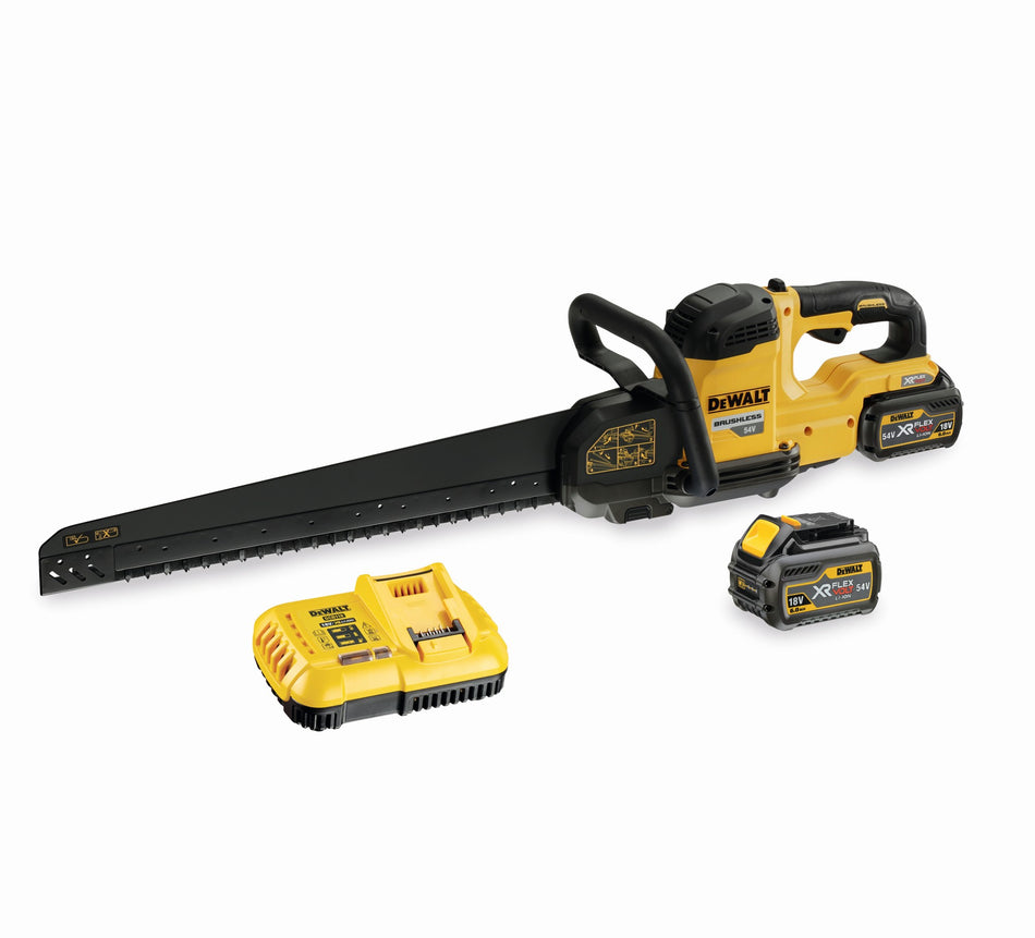 Sierra Alligator 430mm XR FLEXVOLT con 2 Baterías 6Ah para Poroton Dewalt DCS398T2