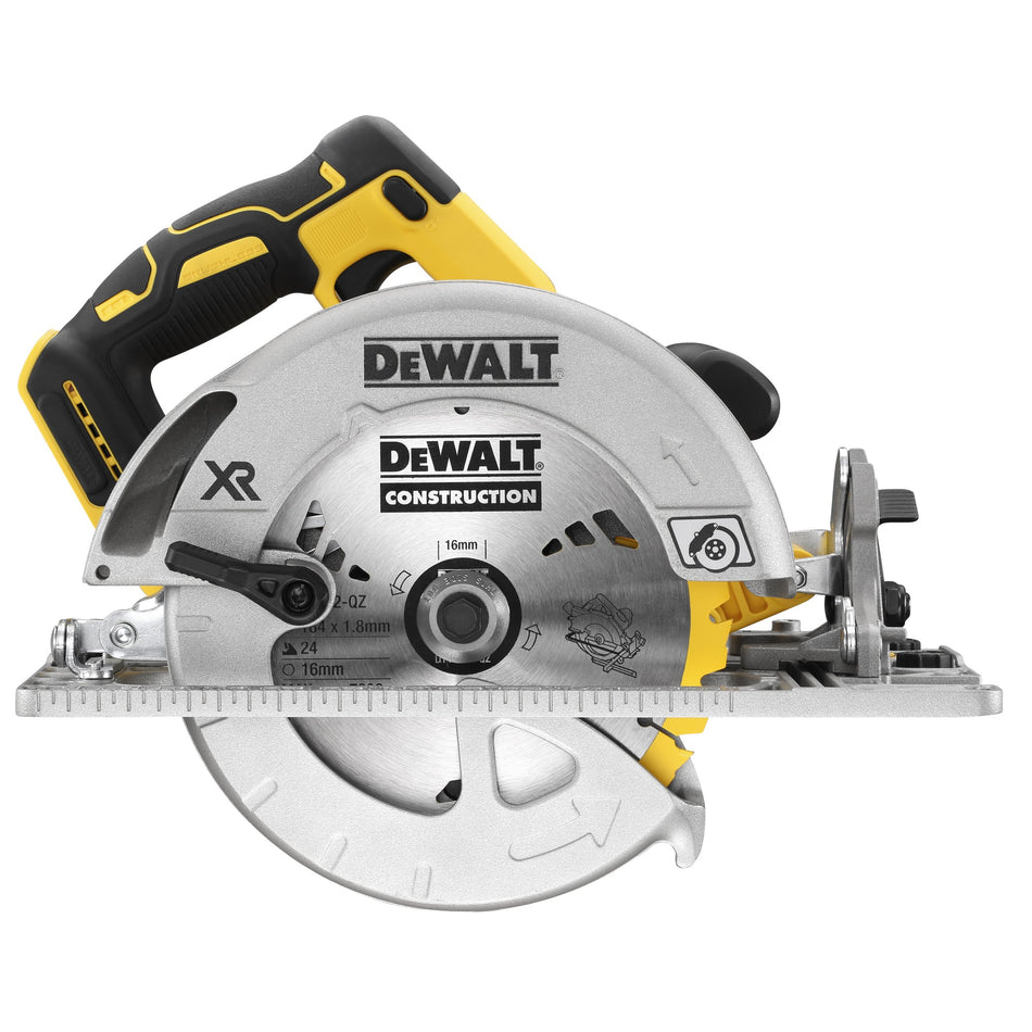 Sierra Circular Base Carril Ø184mm 58mm Profundidad XR 18V Sin Batería con TSTAK Dewalt DCS572NT