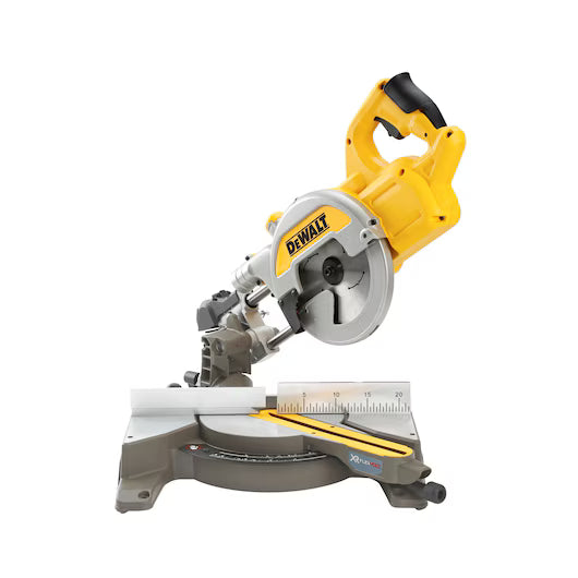 Ingletadora Telescópica Ø216mm XR FLEXVOLT con 2 Baterías 6Ah y Luz XPS Dewalt DCS777T2