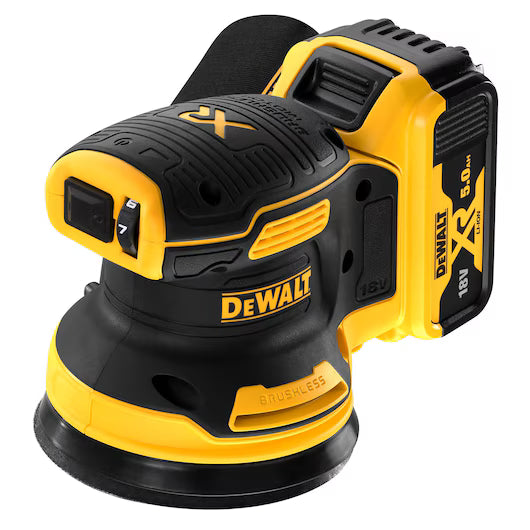 Lijadora Rotorbital XR 18V con 2 Baterías 5Ah Dewalt DCW210P2