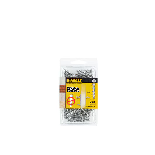 Anclaje Cabeza Avellanada Fijación en Pared (Plateado) Dewalt DFM424015P