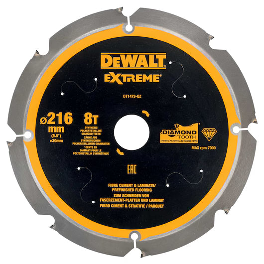 Hoja Sierra Circular Multi-Material 216mm 8D Fibrocemento Dewalt DT1473-QZ