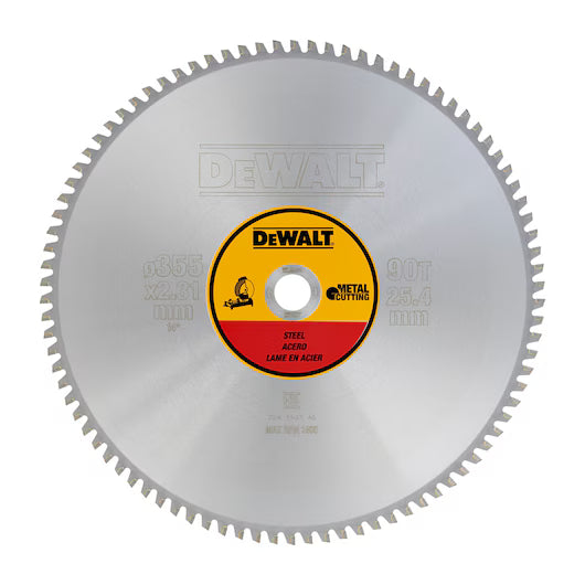 Hoja Tronzadora DW872 355mm 90D TCG Acero Dewalt DT1927-QZ