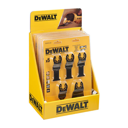 Juego 5 Hojas Sierra para Multiherramienta Dewalt DT20732-QZ