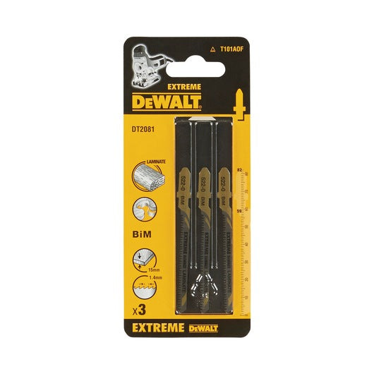 Hoja Sierra Calar Extreme Bi-Metal 82mm Cortes Curvos Limpios Laminados Dewalt DT2081-QZ