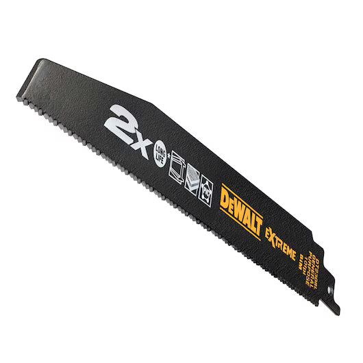Hoja Sierra Sable Extreme 2X 228mm Bi-Metal Demolición Uso General Dewalt DT2308L-QZ