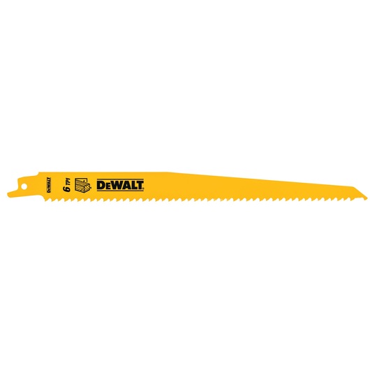 Hoja Sierra Sable Bi-Metal Corte Rápido 305mm Madera con Clavos/Plásticos Dewalt DT2350-QZ