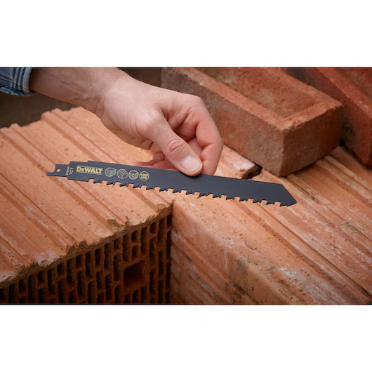 Hoja Sierra Sable Bi-Metal CT 240mm Hormigón Celular/Ladrillo (Hasta 150mm) Dewalt DT2420-QZ