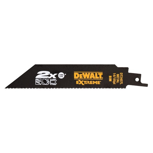 Juego 8 Hojas Sierra Sable Extreme 2X Demolición/Metal (Surtido) Dewalt DT2443L-QZ