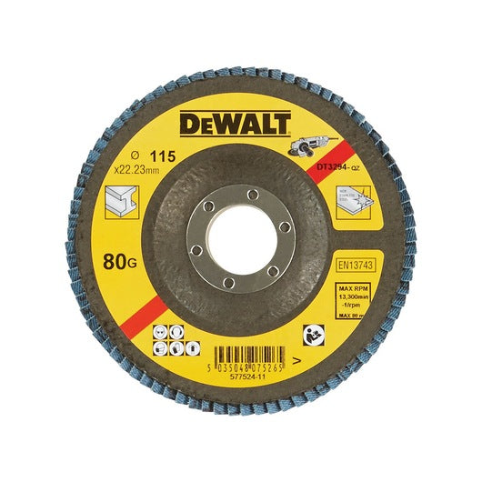 Disco de Láminas Plano 125mm Grano 80 Dewalt DT3310-QZ