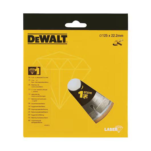 Disco Diamante Segmentado 125mm Materiales Construcción/Hormigón Dewalt DT3741-XJ