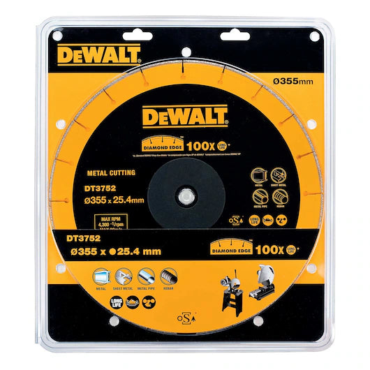 Disco Diamante Extreme Metal 355mm Tronzadora D28710/715 Dewalt DT3752-QZ