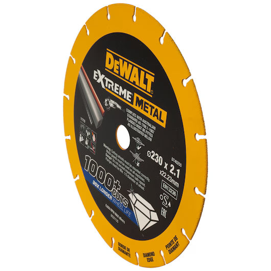 Disco Corte Diamantado Extreme Metal 230mm Dewalt DT40255-QZ