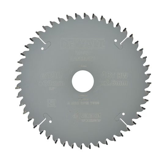 Hoja Sierra Circular Portátil 190mm 48D TCG Dewalt DT4094-QZ