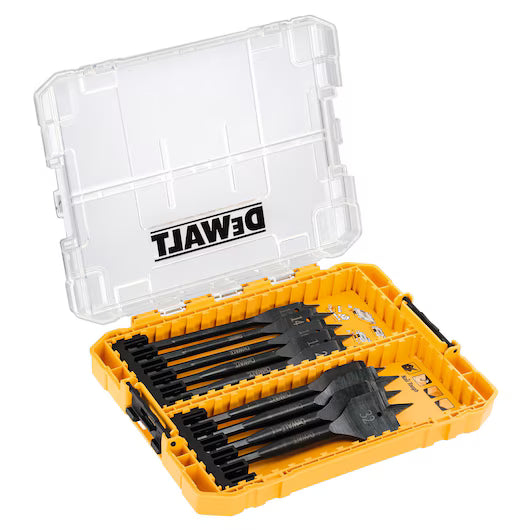Juego 9 Brocas de Pala para Madera 12-32mm (Tough Case) Dewalt DT70751-QZ