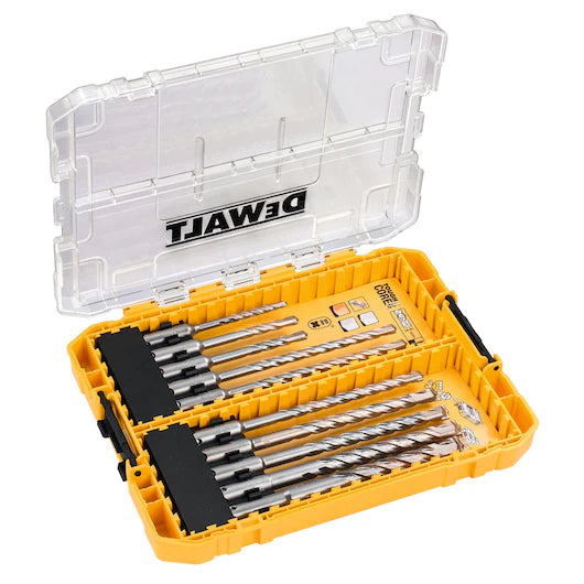 Kit 10 Brocas SDS plus Extreme 2 (Tough Case) Dewalt DT70753-QZ
