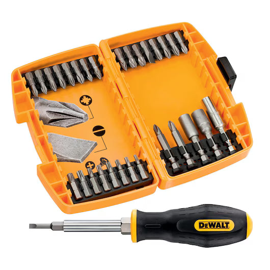 Kit 30 Piezas Atornillar con Atornillador 6 en 1 Dewalt DT71506-QZ