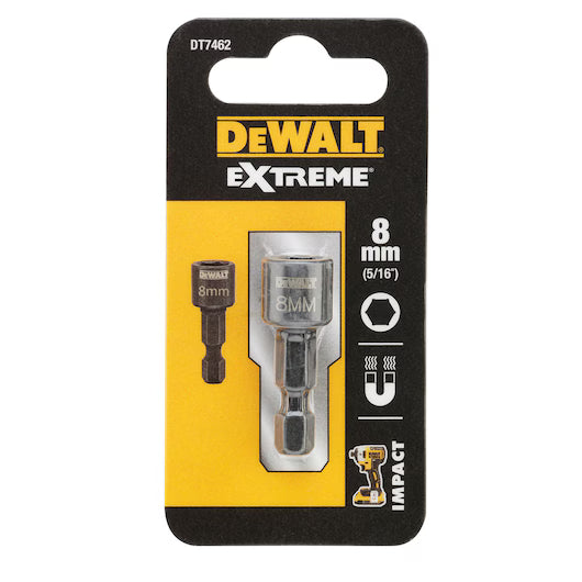 Llave de Vaso Magnética Hexagonal 8x35mm Dewalt DT7462-QZ