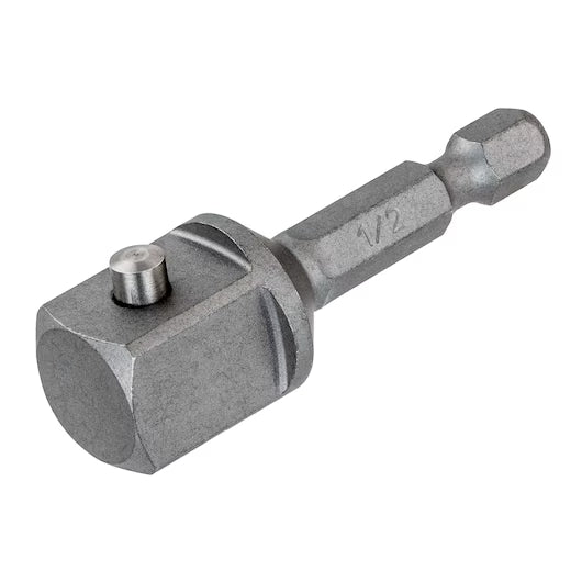 Adaptador Vaso Cuadrado 1/4" Hexagonal a 1/2" Dewalt DT7512-QZ