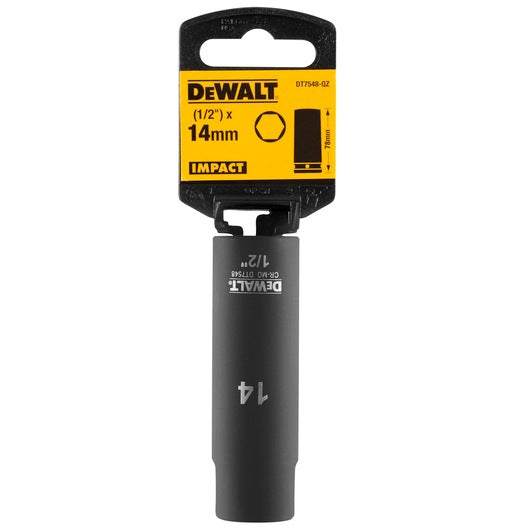 Llave de Vaso de Impacto 14mm (1/2") Dewalt DT7548-QZ
