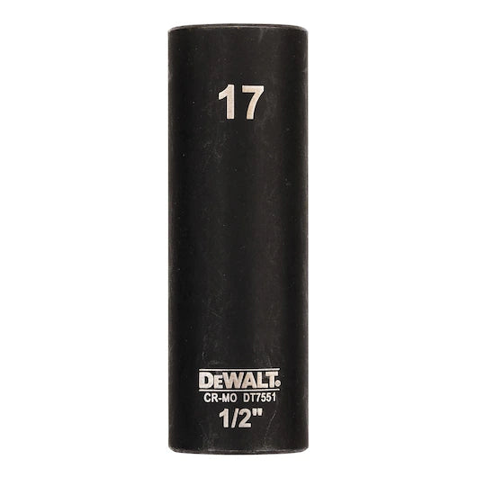 Llave de Vaso de Impacto 17mm (1/2") Dewalt DT7551-QZ