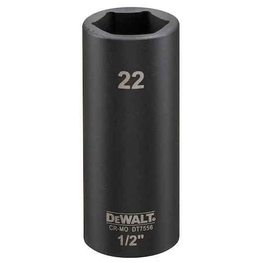 Llave de Vaso de Impacto 22mm (1/2") Dewalt DT7556-QZ