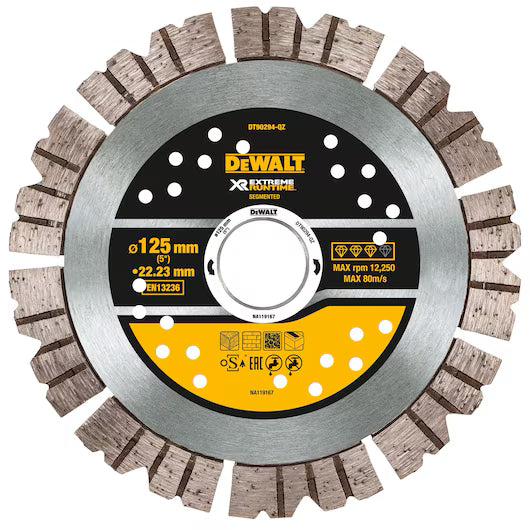 Disco Diamante EXTREME RUNTIME 125mm Dewalt DT90294-QZ