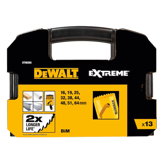 Juego 13 Coronas Bi-Metal (Uso General) Dewalt DT90350-QZ