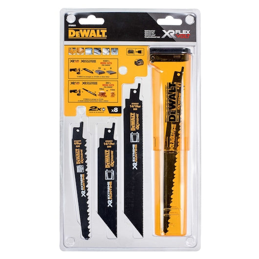 Juego 8 Hojas Sierra Sable XR Extreme Bi-Metal (Surtido) Dewalt DT99551-QZ