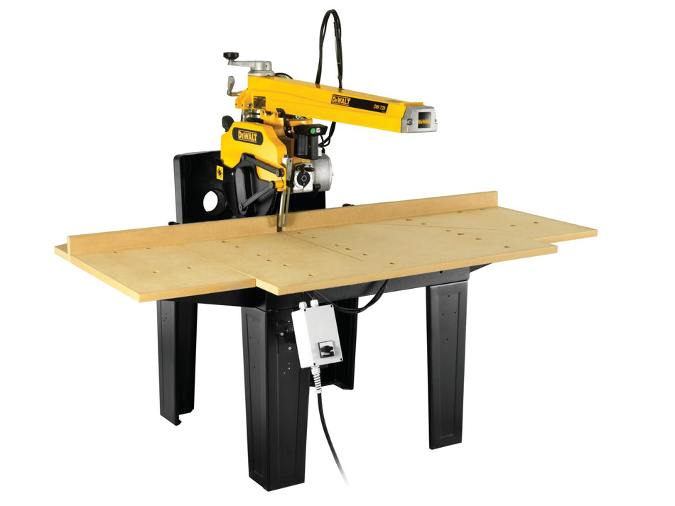 Sierra de Brazo Radial 4000W Ø350mm Trifásica Dewalt DW729KN