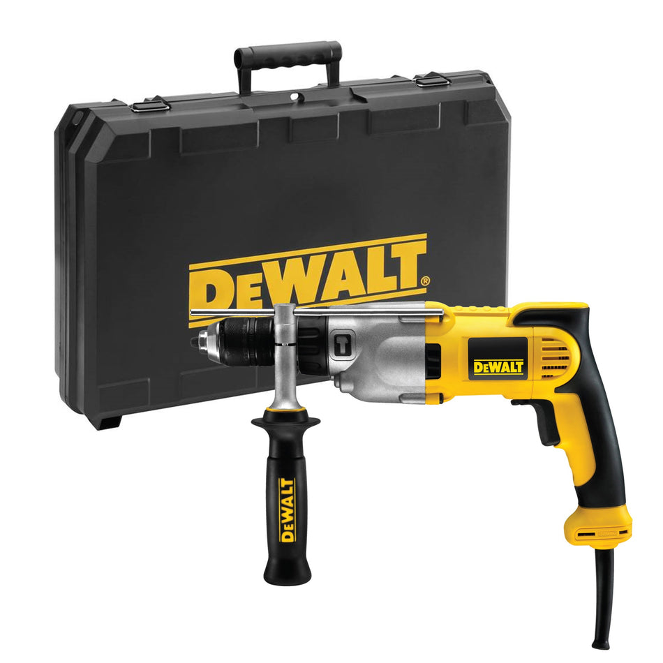 Taladro Percutor 1100W Electrónico 2 Velocidades con Maletín Dewalt DWD524KS