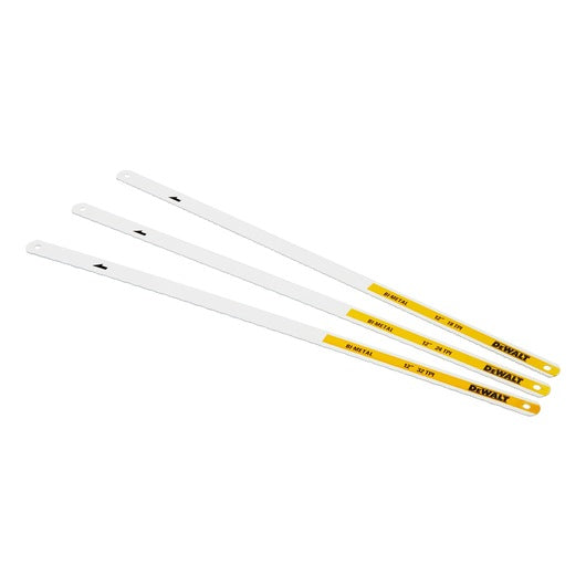 Pack 3 Hojas de Sierra 18, 24 y 32 Dientes/Pulgada Dewalt DWHT0-20558
