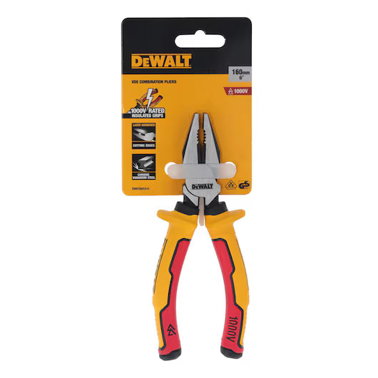 Alicates Universales VDE LH 160mm Dewalt DWHT82810-0