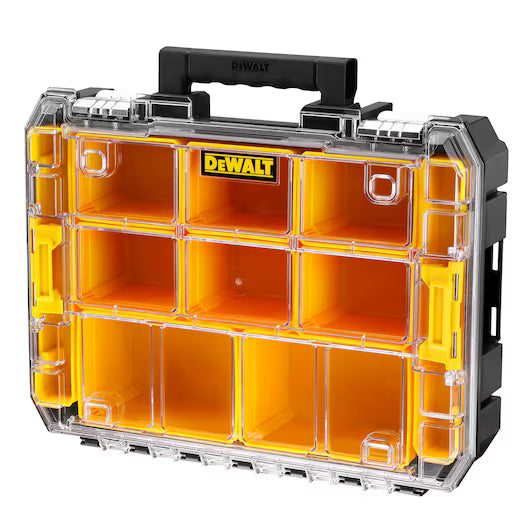 Organizador con Tapa Transparente TSTAK V Sellado Dewalt DWST82968-1