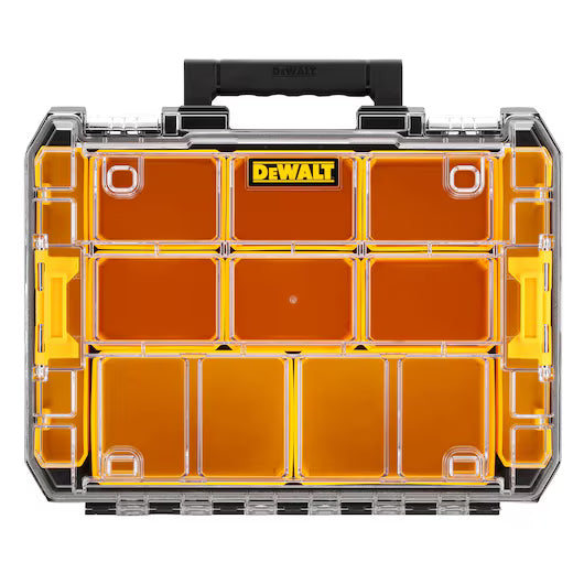 Organizador con Tapa Transparente TSTAK V Sellado Dewalt DWST82968-1