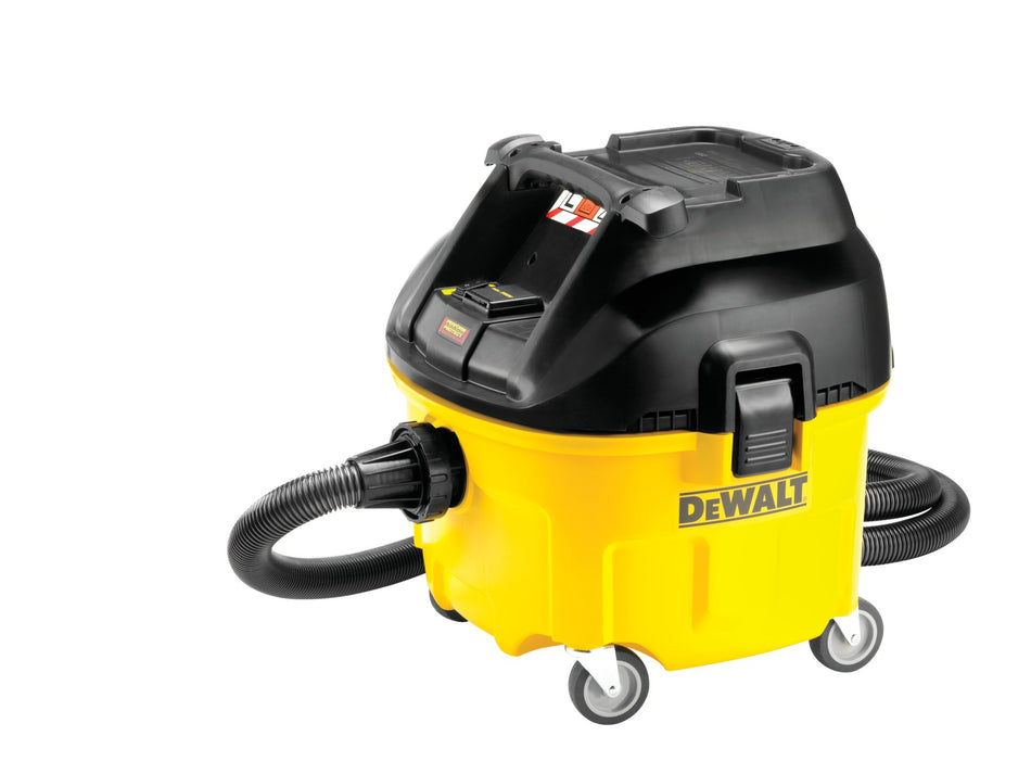Aspirador Clase L 30 Litros 1400W con Filtro Automático Dewalt DWV901L