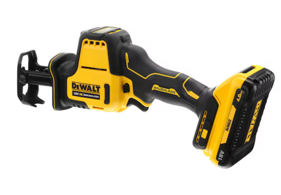 Mini-Sierra Sable Compacta XR 18V con 2 Baterías 4Ah y Maletín Dewalt DCS369M2