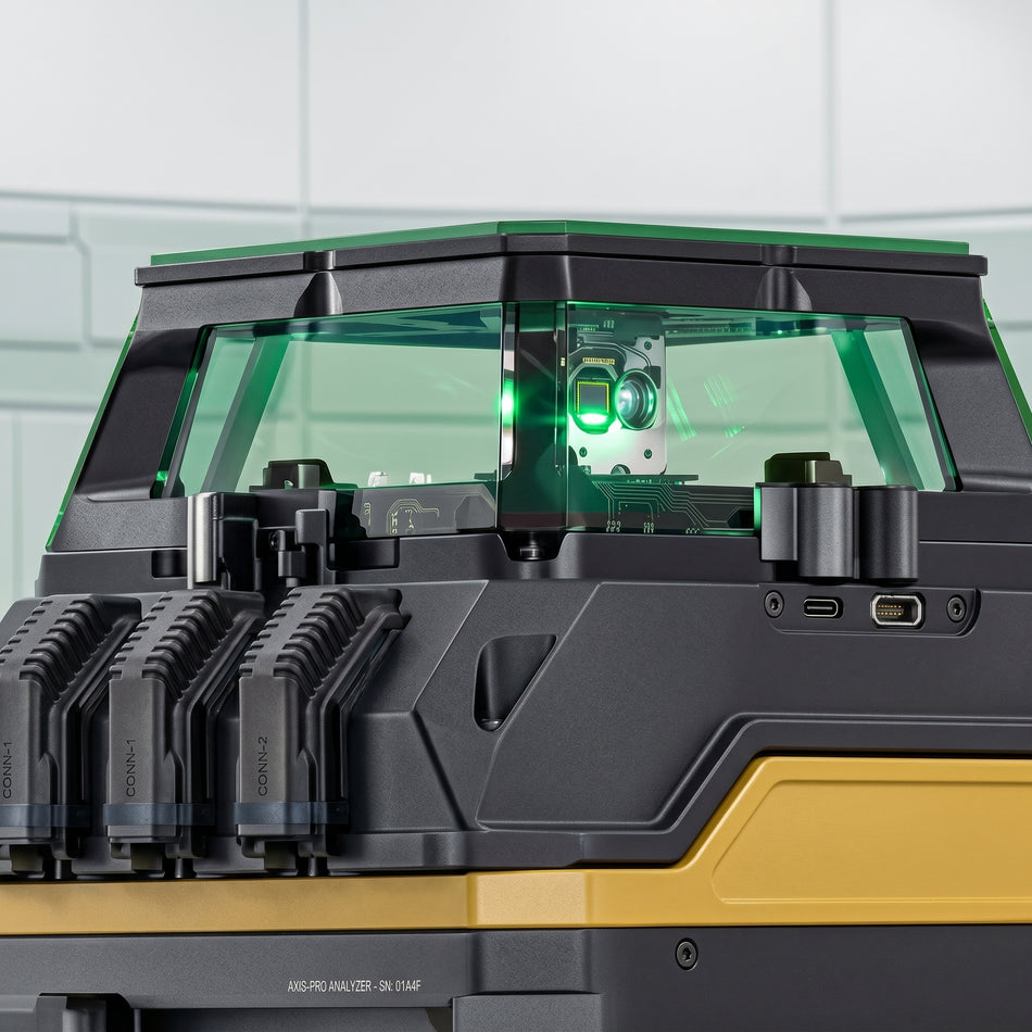 Nivel Láser 4D Profesional 16 Líneas Verdes 60m Vito VINL4D16L60