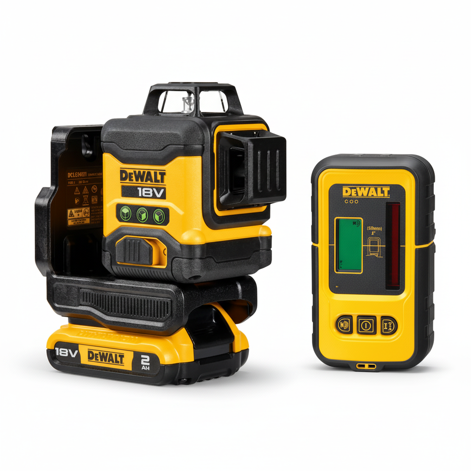 KIT Nivel Láser 360° + Detector 18V Dewalt CPROF796