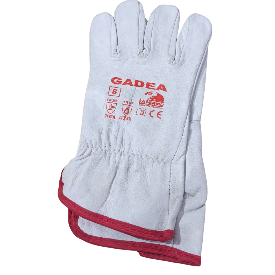 Guante Lafermu Gadea Piel Flor Vacuno 0,7-0,8mm 12 Uds