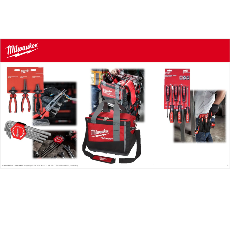 Powerpack Kit Completo Herramientas de Mano + PACKOUT Milwaukee