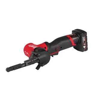 Lijadora de Banda Subcompacta M12 FUEL 10mm con 2 Baterías 4Ah, Cargador y Bolsa Milwaukee M12 FBFL10-402B