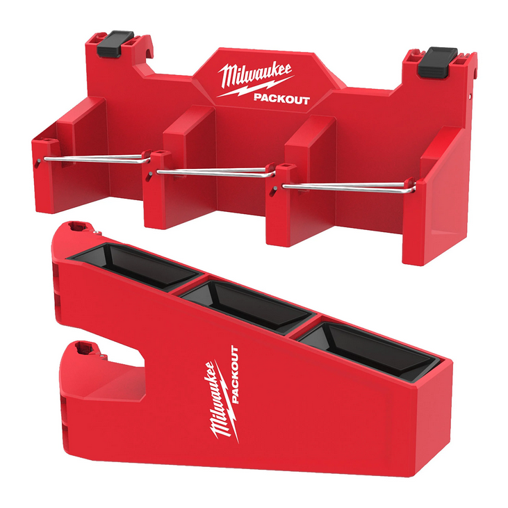 Soporte PACKOUT con Ganchos para Cajas de Herramientas Milwaukee 4932498649