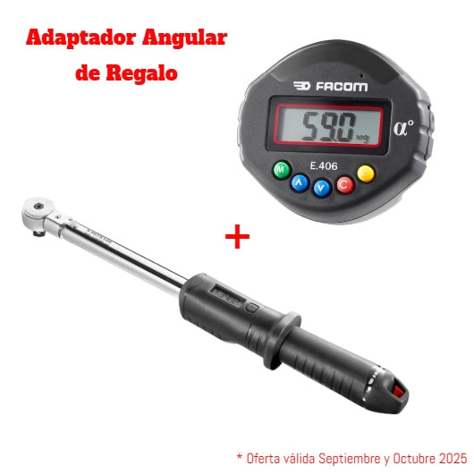 Llave Dinamométrica 1/2 PULG. 20-100 NM DIGICAL Facom